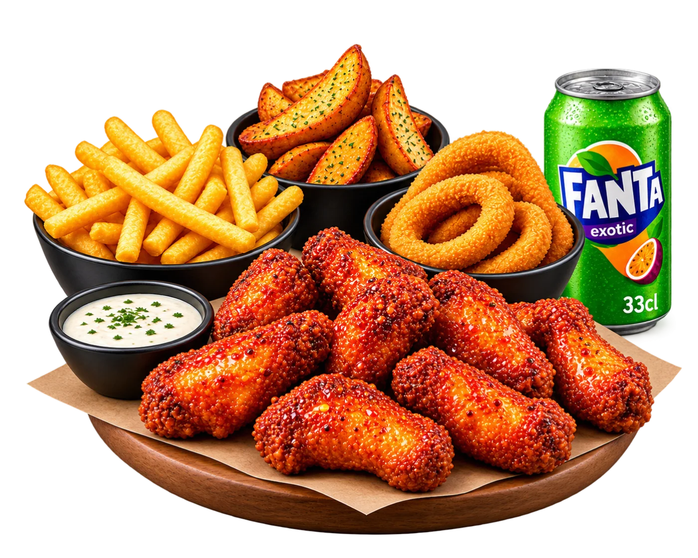 Chicken Wings menu