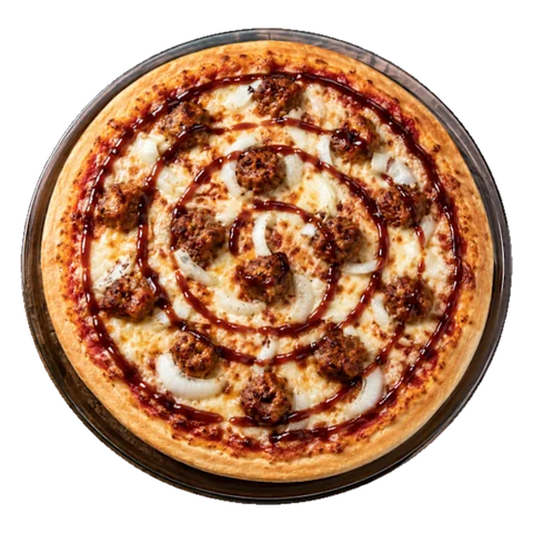 The Original M'eat Ball's pizza